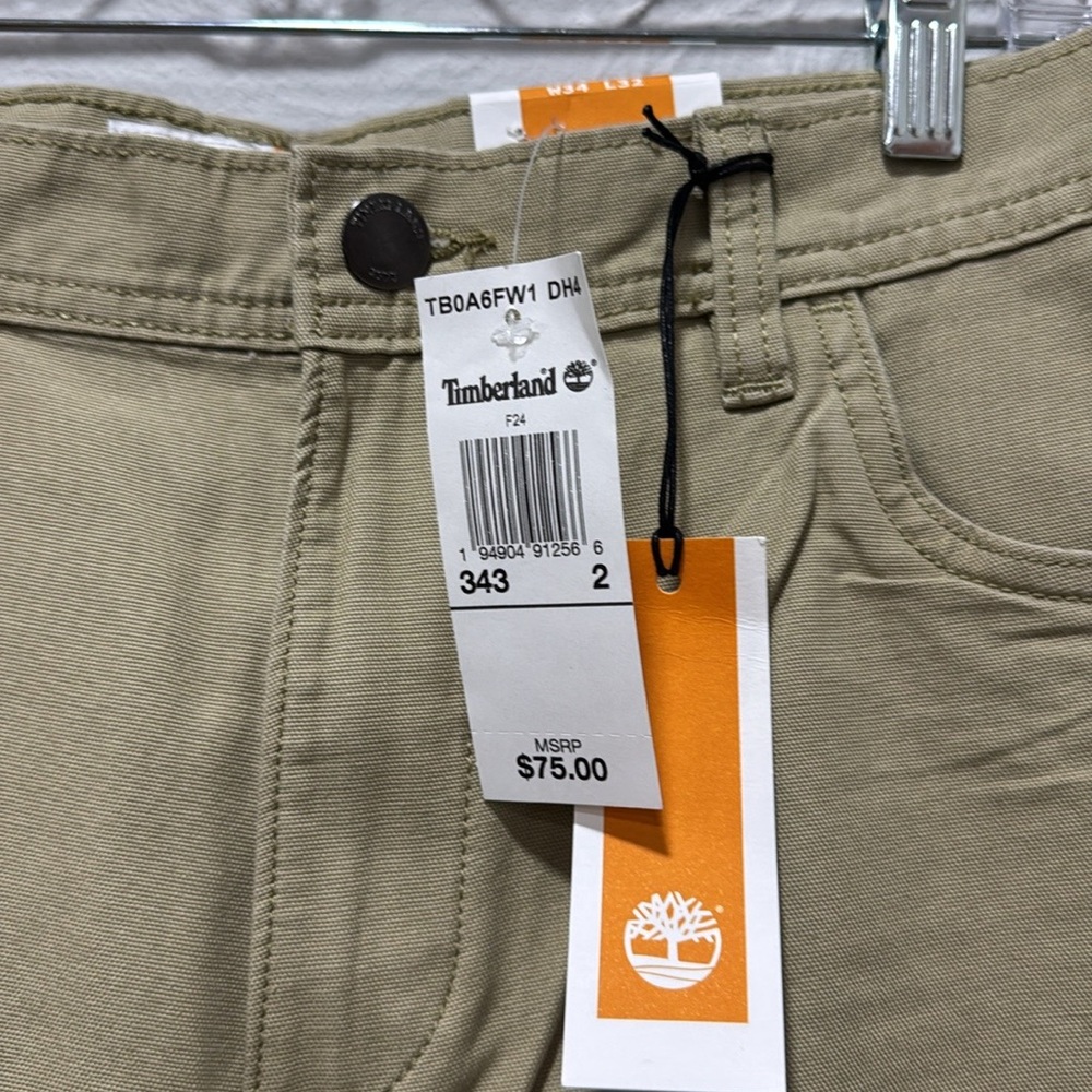 Timberland Men's Tan Khakis Pants - W32/‎ L32